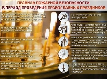 Во время крещенских богослужений особое внимание — пожарной безопасности