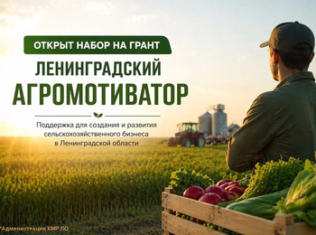 Проводится отбор получателей гранта «Ленинградский агромотиватор»